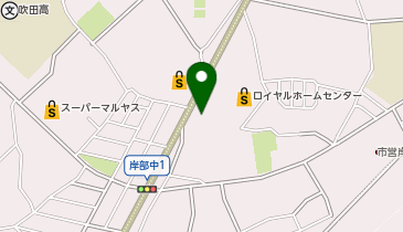 セカンドストリート吹田岸部店の地図画像