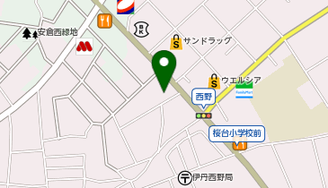 セカンドストリート伊丹西野店の地図画像