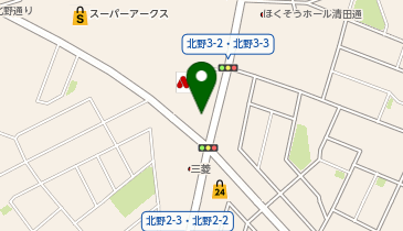 セカストアウトドア北野店の地図画像