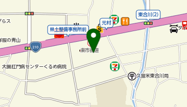 セカンドストリート久留米合川店の地図画像
