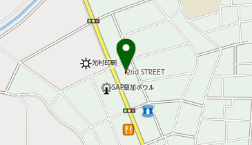 セカンドストリート草加松江店の地図画像