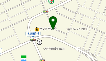 セカンドストリート苫小牧緑町店の地図画像