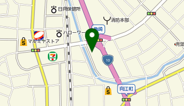 セカンドストリート日向店の地図画像