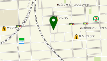 セカンドストリート平野加美店の地図画像