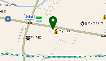 セカンドストリート伊川谷店の地図画像