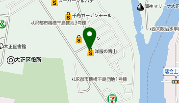 セカンドストリート大正千島店の地図画像