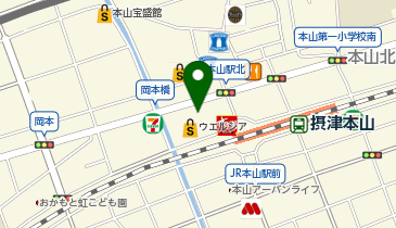 セカンドストリート岡本店の地図画像