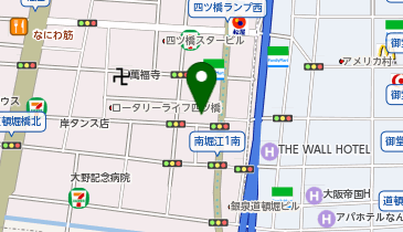 セカンドストリート堀江店の地図画像