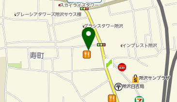 スーパーセカンドストリート所沢トコトコスクエア店の地図画像