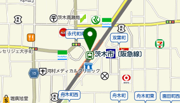 セカンドストリート阪急茨木市駅前買取専門店の地図画像