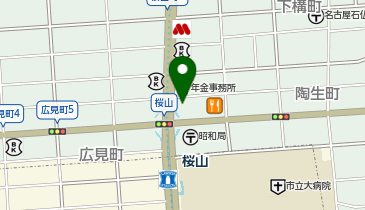 セカンドストリート桜山店の地図画像