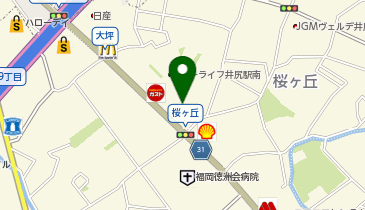 セカンドストリート春日桜ケ丘店の地図画像