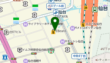セカンドストリート仙台駅前イービーンズ店の地図画像