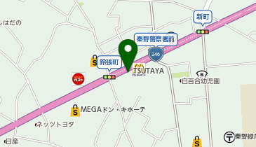 セカンドストリートCOMBOX秦野店の地図画像