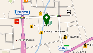 セカンドストリートみのおキューズモール店の地図画像