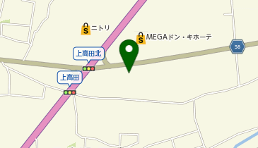 セカンドアウトドア長野高田店の地図画像