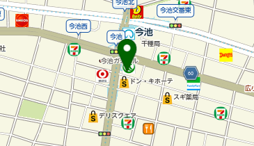セカンドストリート今池買取専門店の地図画像