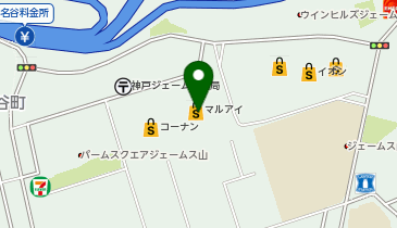 セカンドストリートジェームス山店の地図画像