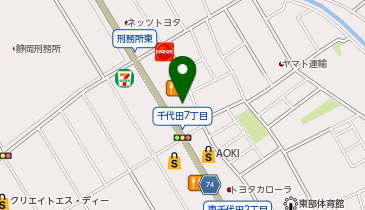 セカンドストリート静岡流通通り店の地図画像