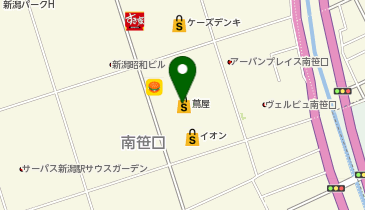 セカストアウトドア南笹口店の地図画像