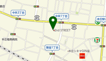 セカンドストリート本庄銀座店の地図画像