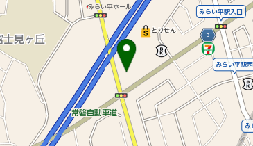 セカンドストリートみらい平店の地図画像