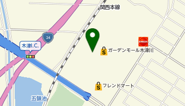 セカンドストリートガーデンモール木津川店の地図画像