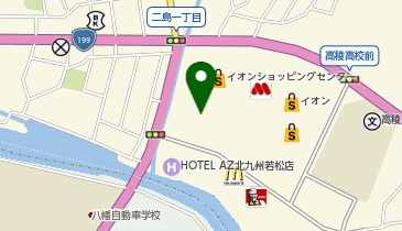 セカンドストリート北九州イオン若松店の地図画像