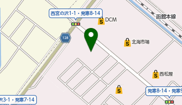 セカンドストリート札幌発寒店の地図画像