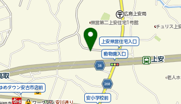 セカンドストリート広島上安店の地図画像
