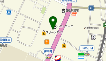 セカンドストリート福岡香椎店の地図画像