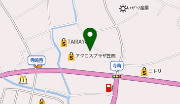 セカンドストリートアクロスプラザ笠間店の地図画像