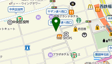 セカンドストリート福岡天神2号店の地図画像