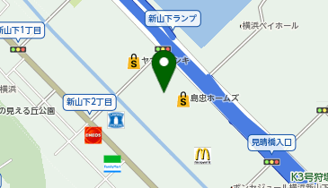 セカンドストリートホームズ新山下店の地図画像