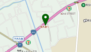 セカンドストリート浦和下大久保店の地図画像