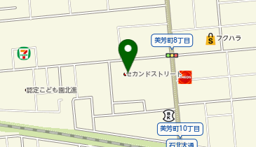 セカンドストリート北見店の地図画像