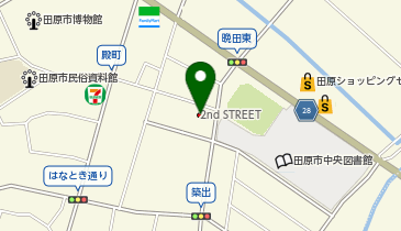 セカンドストリート田原店の地図画像