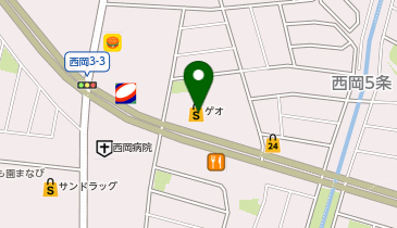 セカストインテリア札幌西岡店の地図画像