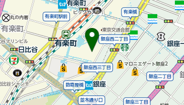 セカンドストリート有楽町マルイ店の地図画像