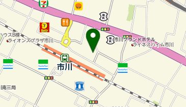 セカンドストリート市川店の地図画像