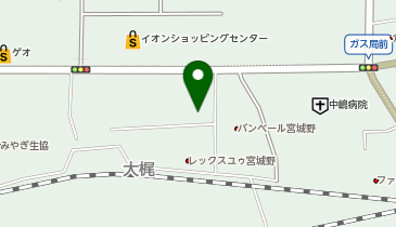 セカンドストリートアクロスプラザ仙台幸町店の地図画像