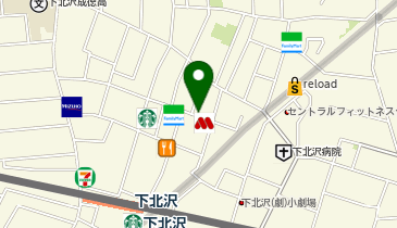 セカンドストリート下北沢東口店の地図画像