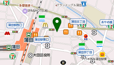 セカンドストリート蒲田買取専門店の地図画像