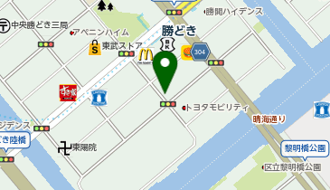 セカンドストリート勝どき買取専門店の地図画像