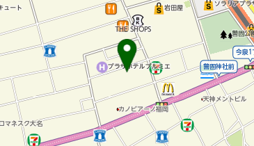 セカンドストリート福岡天神3号店の地図画像