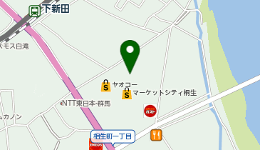 セカンドストリート桐生店の地図画像