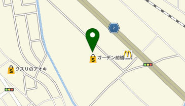 セカンドストリートガーデン前橋店の地図画像