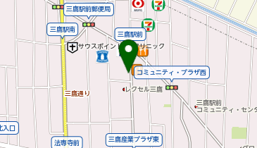 セカンドストリート三鷹南口店の地図画像