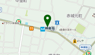 セカンドストリート神楽坂買取専門店の地図画像