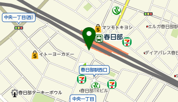 タリーズコーヒー 春日部駅西口店の地図画像